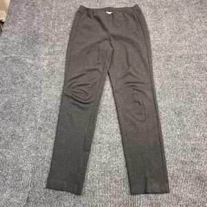 J. Jill Charcoal Gray Ponte Slim Leg Pull On Pants Womens XS Stretch Trousers